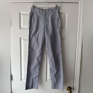 American Apparel Women's Navy and White Striped Pants Size 26